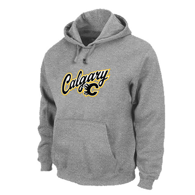 Flames Team Logo Pullover Hoodie