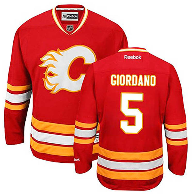 Mark Giordano Calgary Flames #5 Third Ice Hockey Jersey