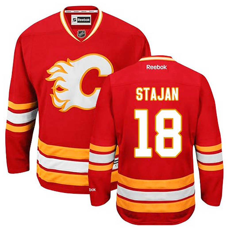 Matt Stajan Calgary Flames #18 Third Ice Hockey Jersey