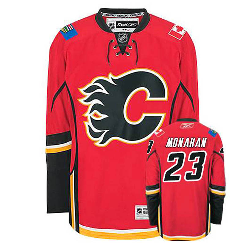 Sean Monahan Calgary Flames #23 Home Ice Hockey Jersey