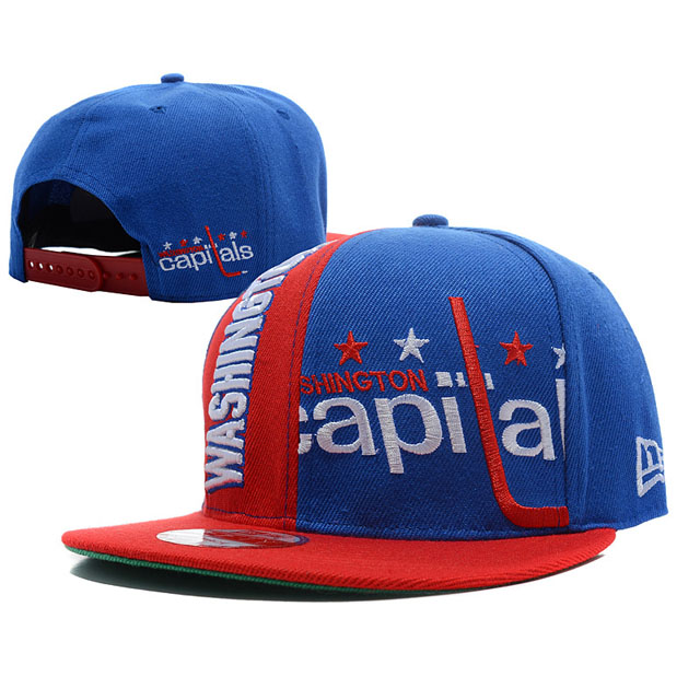 Washington Capitals New Era Blue Red 9FIFTY Adjustable Hat