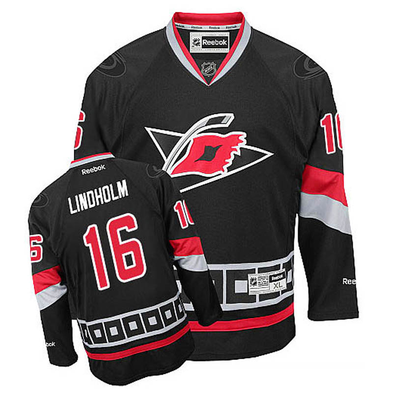 Elias Lindholm Carolina Hurricanes #16 Third Ice Hockey Jersey