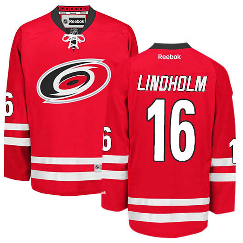 Elias Lindholm Carolina Hurricanes #16 Home Ice Hockey Jersey