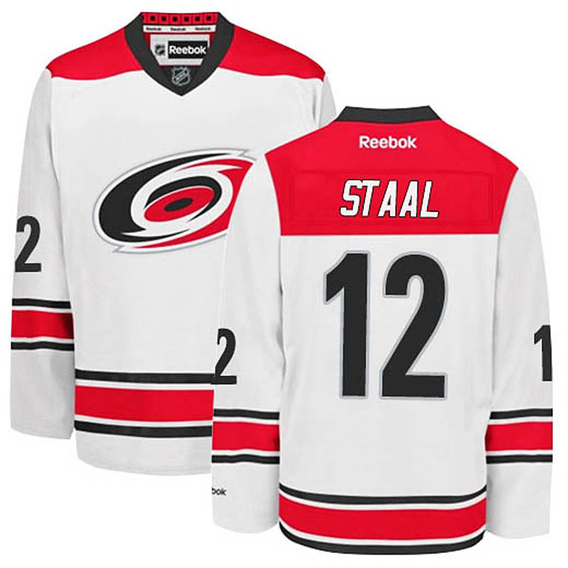 Eric Staal Carolina Hurricanes #12 Away Ice Hockey Jersey