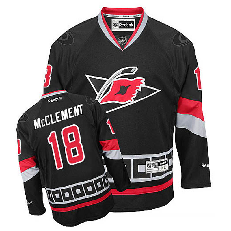 Jay McClement Carolina Hurricanes #18 Third Ice Hockey Jersey