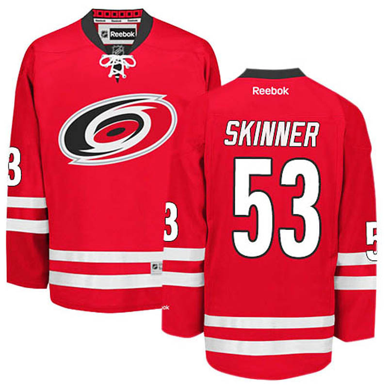 Jeff Skinner Carolina Hurricanes #53 Home Ice Hockey Jersey