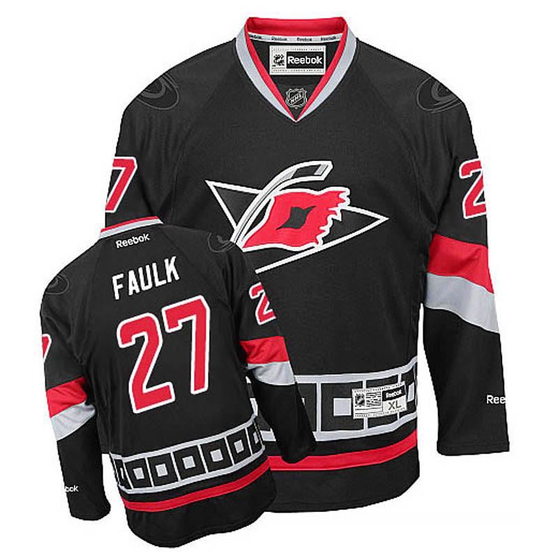 Justin Faulk Carolina Hurricanes #27 Third Ice Hockey Jersey