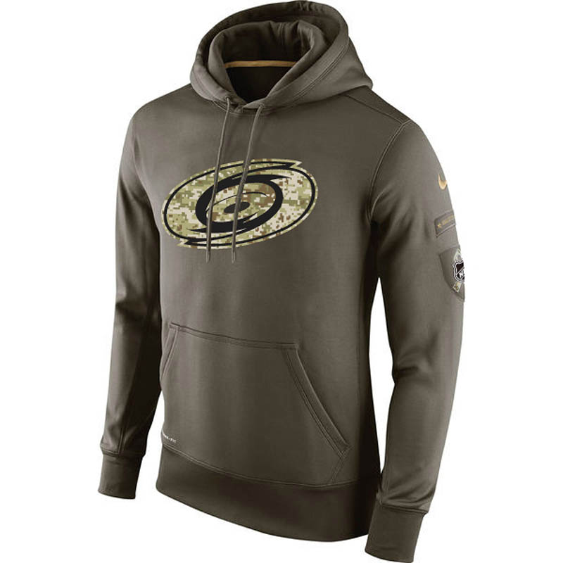 Hurricanes Olive KO Performance Hoodie