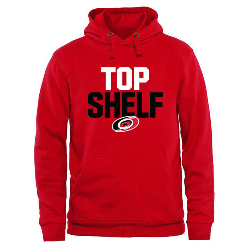 Hurricanes Red Top Shelf Pullover Hoodie