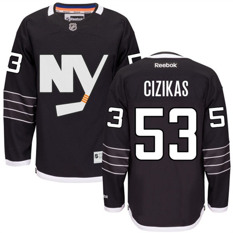 Casey Cizikas New York Islanders Black Premier Alternate Jersey