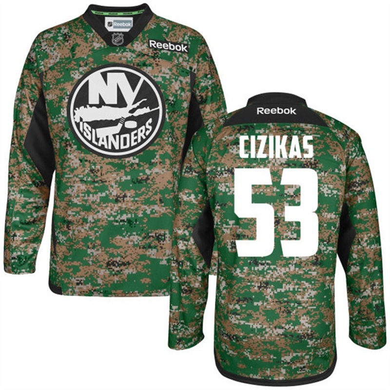 Casey Cizikas New York Islanders Digital Camo Veteran's Day Practice Jersey