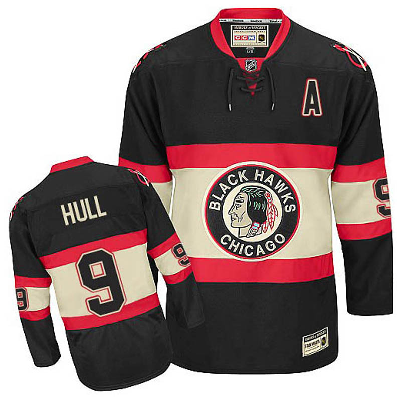 Bobby Hull Chicago Blackhawks #9 Third Ice Hockey Jersey