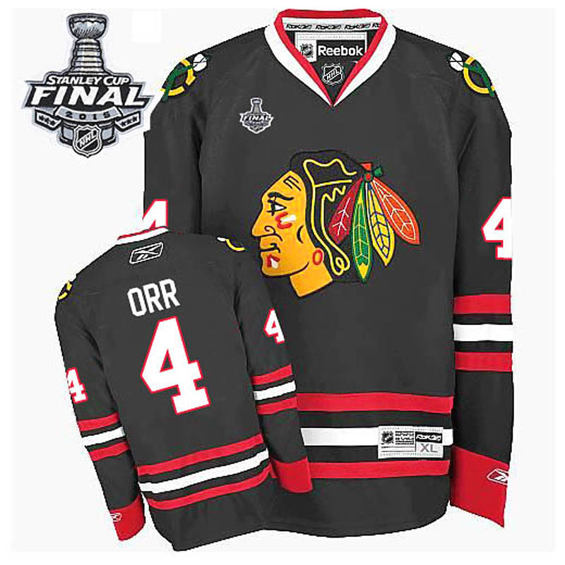 Bobby Orr Chicago Blackhawks #4 Third 2015 Stanley Cup Ice Hockey Jersey