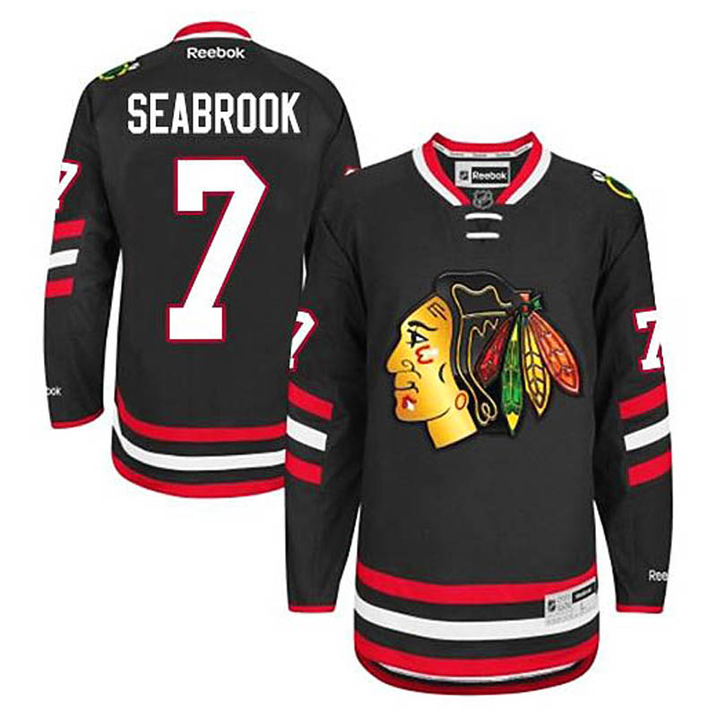 Brent Seabrook Chicago Blackhawks #7 2014 Stadium Series Ice Hockey Jersey