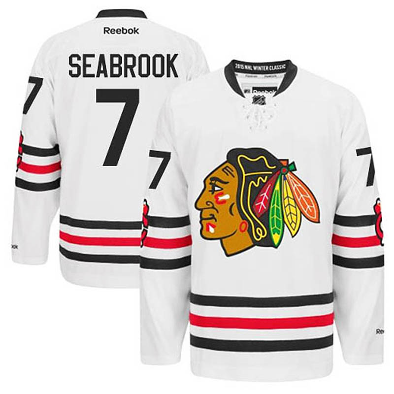 Brent Seabrook Chicago Blackhawks #7 2015 Winter Classic Ice Hockey Jersey