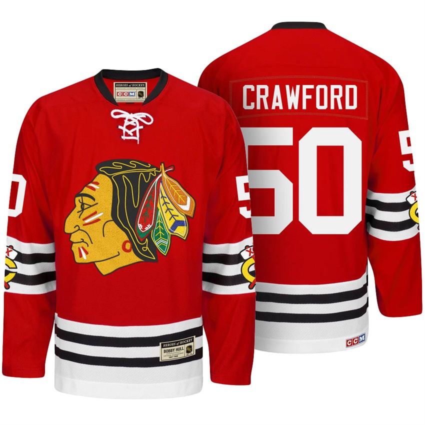 Chicago Blackhawks Corey Crawford Heroes Of Hockey Premier Jersey