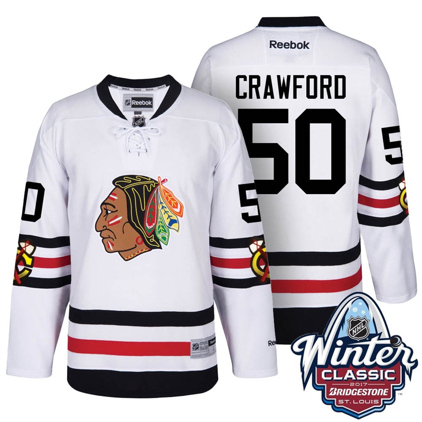 Chicago Blackhawks Corey Crawford Winter Classic Premier Jersey