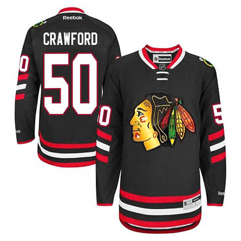 Corey Crawford Chicago Blackhawks #50 2014 Stadium Series Ice Hockey Jersey