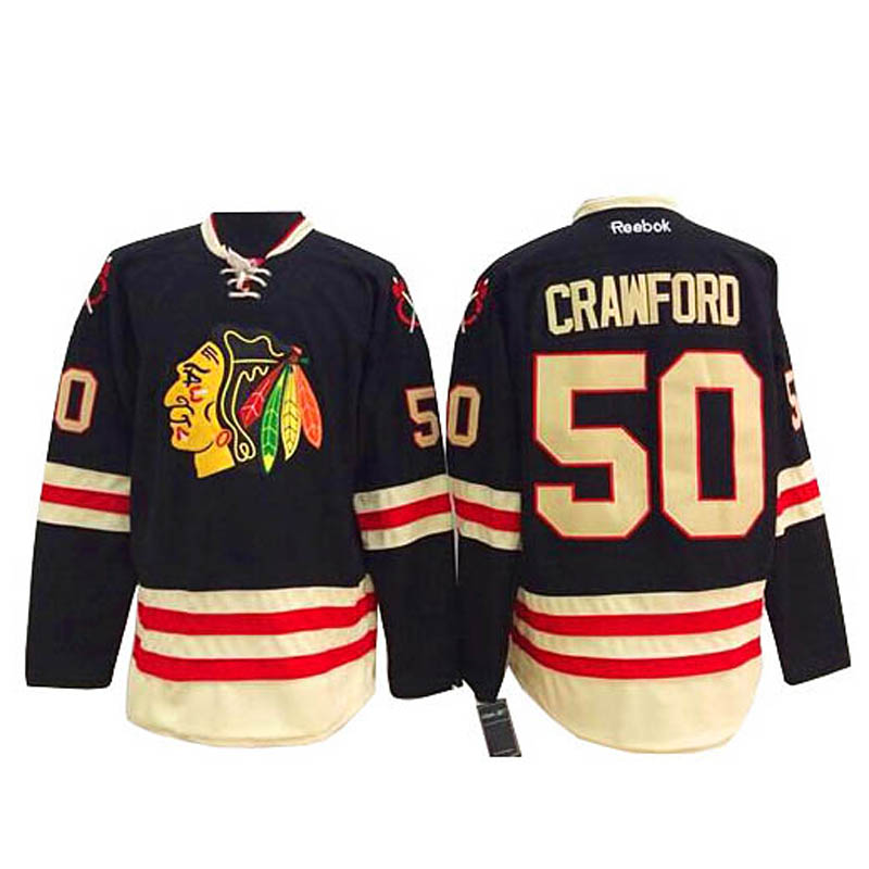 Corey Crawford Chicago Blackhawks #50 2015 Winter Classic Ice Hockey Jersey