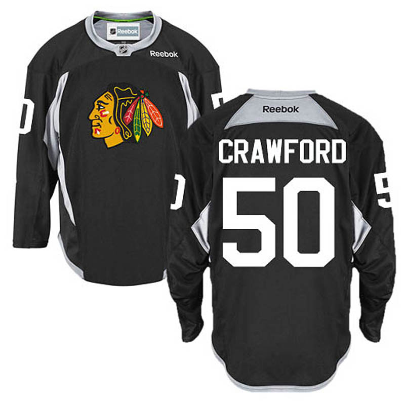 Corey Crawford Chicago Blackhawks #50 Practice Ice Hockey Jersey