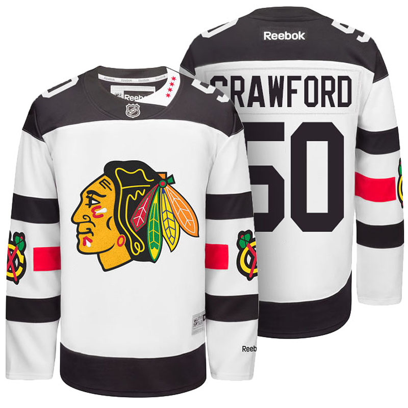 Corey Crawford Chicago Blackhawks #50 Ice Hockey Jersey