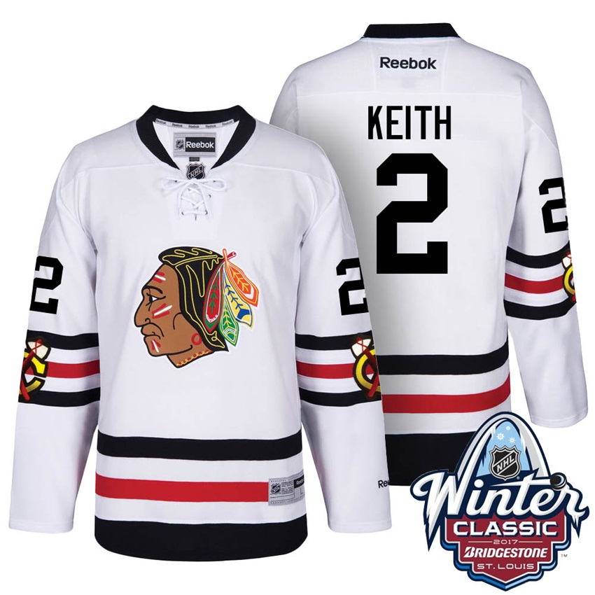 Chicago Blackhawks Duncan Keith Winter Classic Premier Jersey