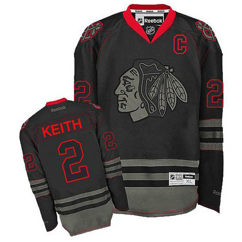 Duncan Keith Chicago Blackhawks #2 Ice Hockey Jersey