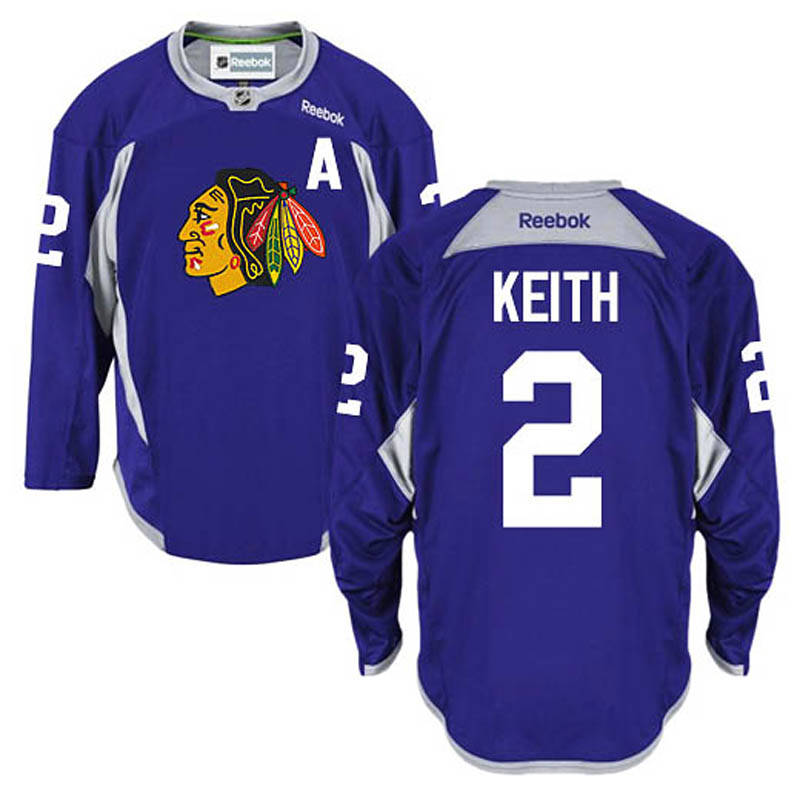 Duncan Keith Chicago Blackhawks #2 Practice Ice Hockey Jersey