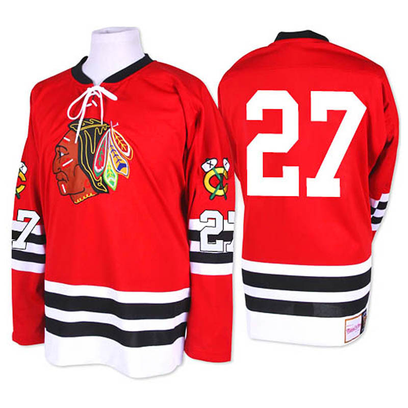 Johnny Oduya Chicago Blackhawks #27 1960-61 Throwback Ice Hockey Jersey