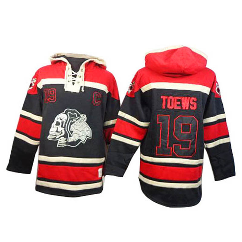 Jonathan Toews Chicago Blackhawks #19 Ice Hockey Sawyer Hooded Sweatshirt