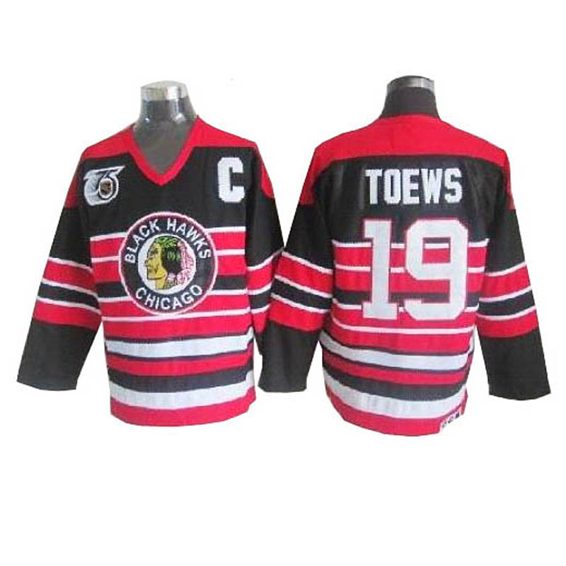 Jonathan Toews Chicago Blackhawks #19 Throwback Ice Hockey Jersey