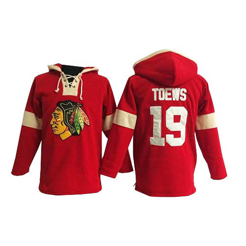 Jonathan Toews Chicago Blackhawks #19 Pullover Hoodie Ice Hockey Jersey