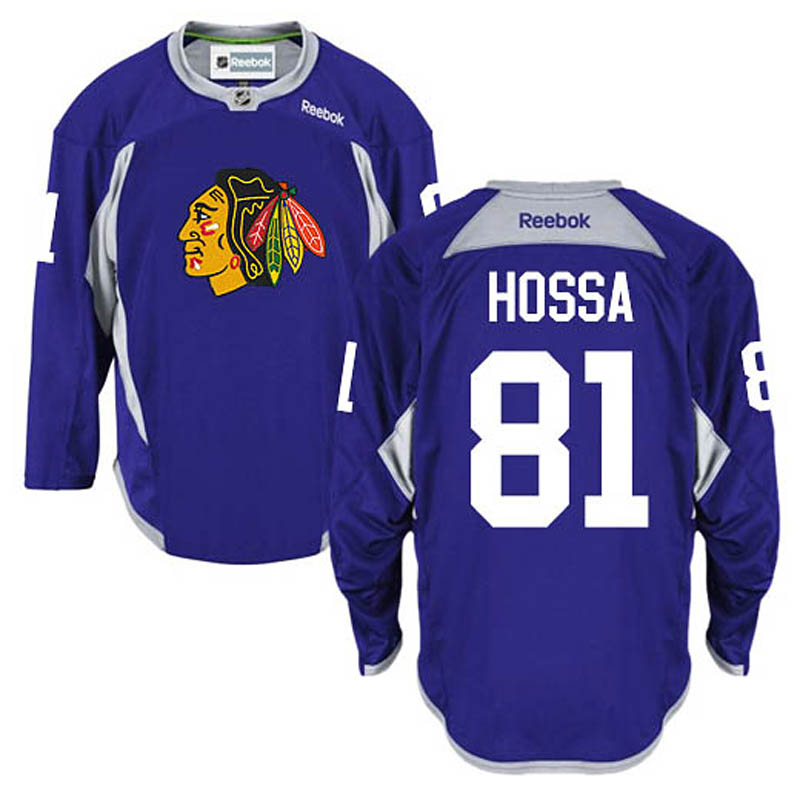 Marian Hossa Chicago Blackhawks #81 Practice Ice Hockey Jersey