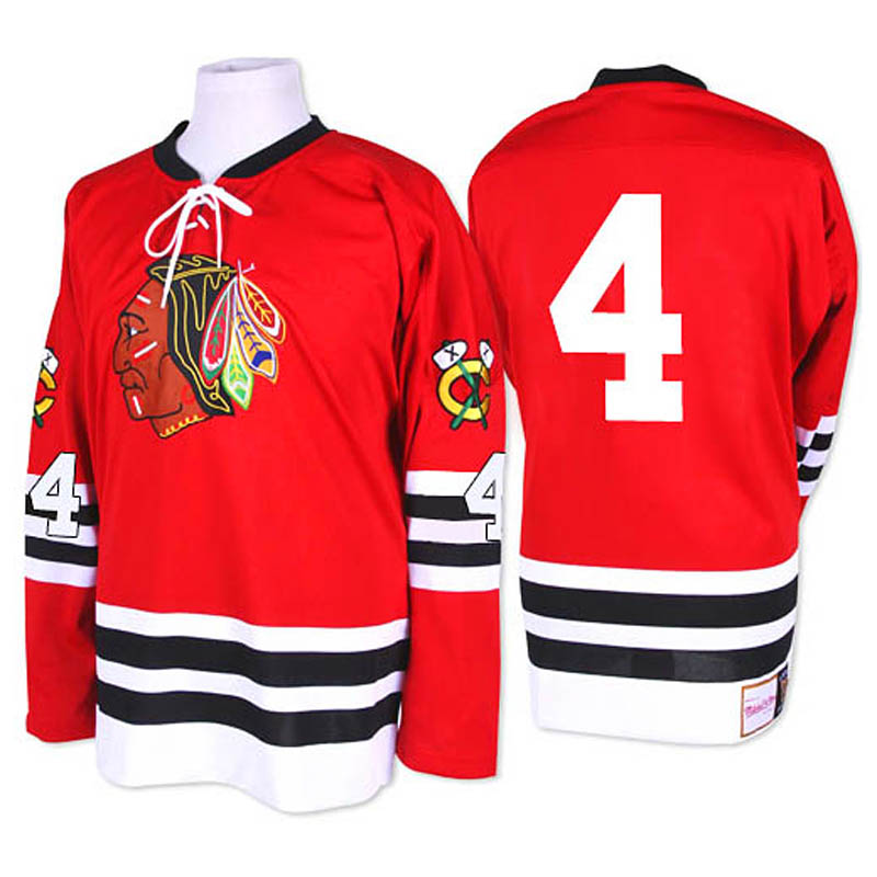 Niklas Hjalmarsson Chicago Blackhawks #4 1960-61 Throwback Ice Hockey Jersey