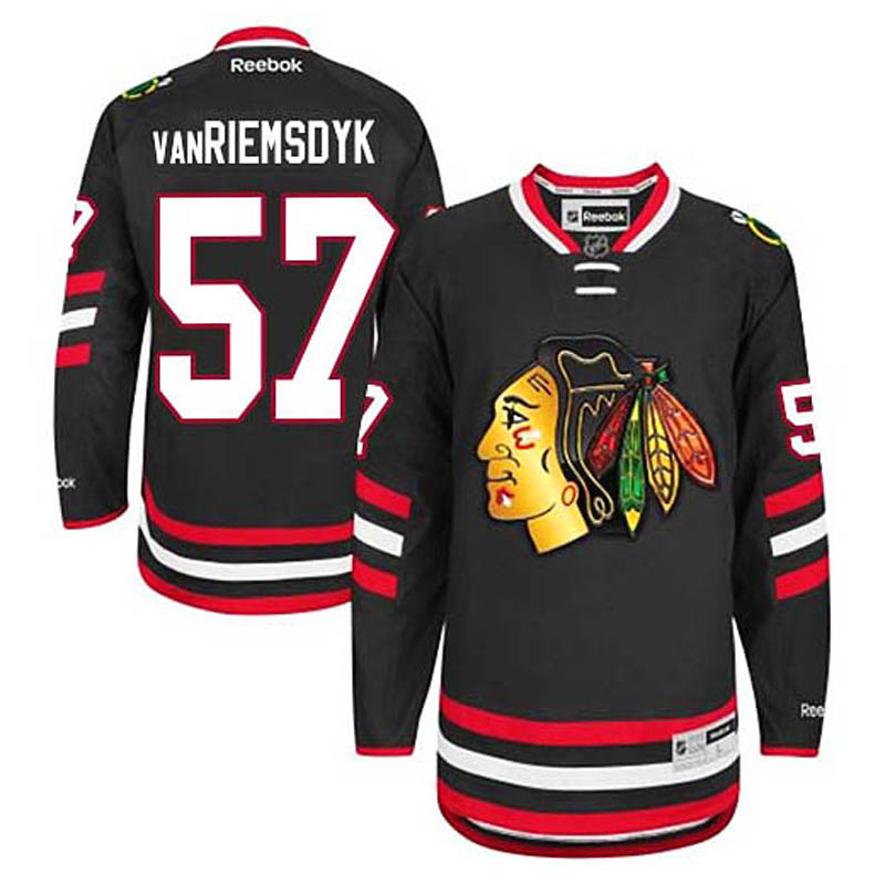 Trevor Van Riemsdyk Chicago Blackhawks #57 2014 Stadium Series Ice Hockey Jersey