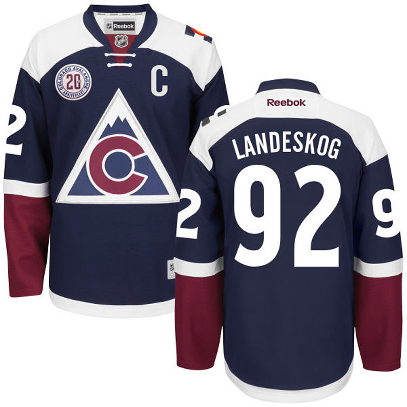 Gabriel Landeskog Colorado Avalanche #92 Ice Hockey Jersey