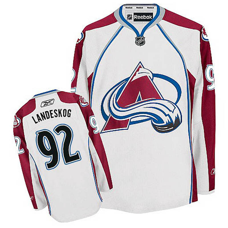 Gabriel Landeskog Colorado Avalanche #92 Away Ice Hockey Jersey