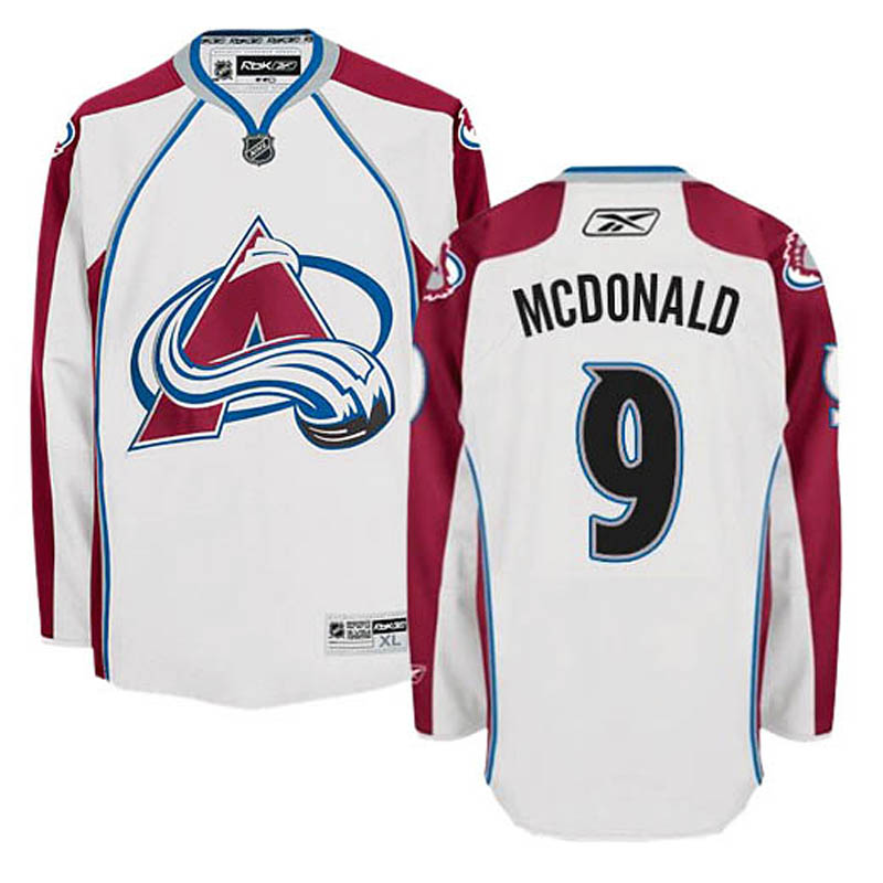 Lanny McDonald Colorado Avalanche #9 Away Ice Hockey Jersey