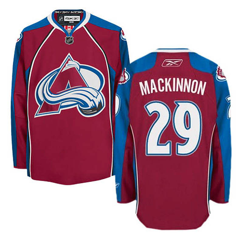 Nathan MacKinnon Colorado Avalanche #29 Home Ice Hockey Jersey