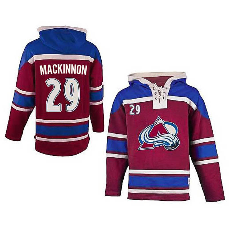 Nathan MacKinnon Colorado Avalanche #29 Ice Hockey Sawyer Hooded Sweatshirt