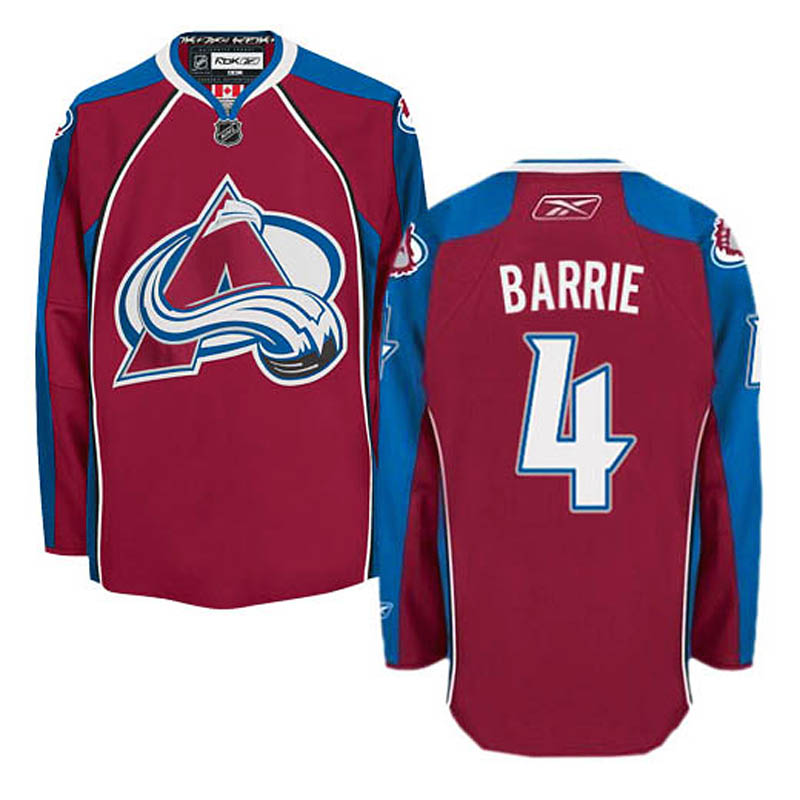 Tyson Barrie Colorado Avalanche #4 Home Ice Hockey Jersey