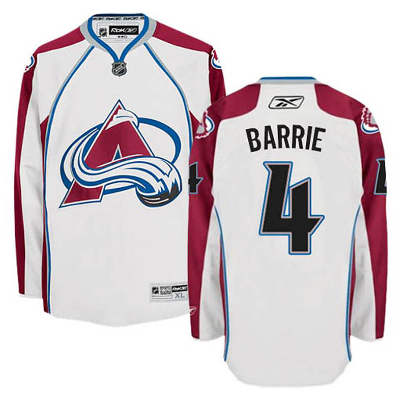 Tyson Barrie Colorado Avalanche #4 Away Ice Hockey Jersey