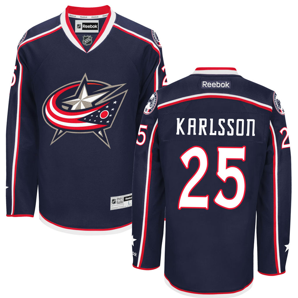 Blue Jackets William Karlsson Navy Premier Home Jersey