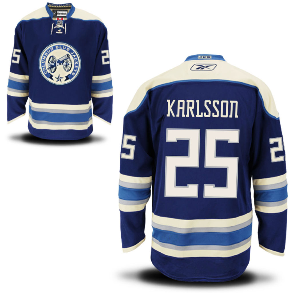 Blue Jackets William Karlsson Navy Blue EDGE Authentic Alternate Jersey