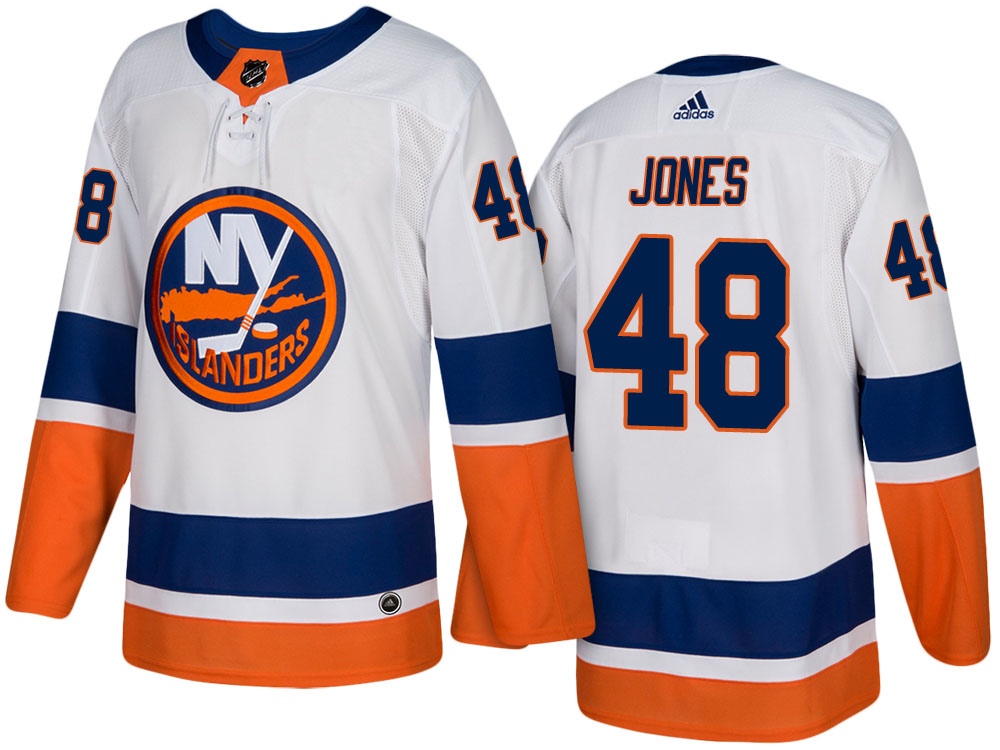 NHL Men's New York Islanders #48 Connor Jones White 2017-2018 Season New-Look Jersey