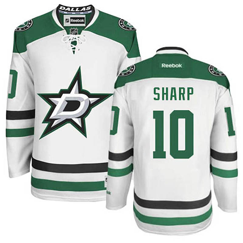 Patrick Sharp Dallas Stars #10 Away Ice Hockey Jersey