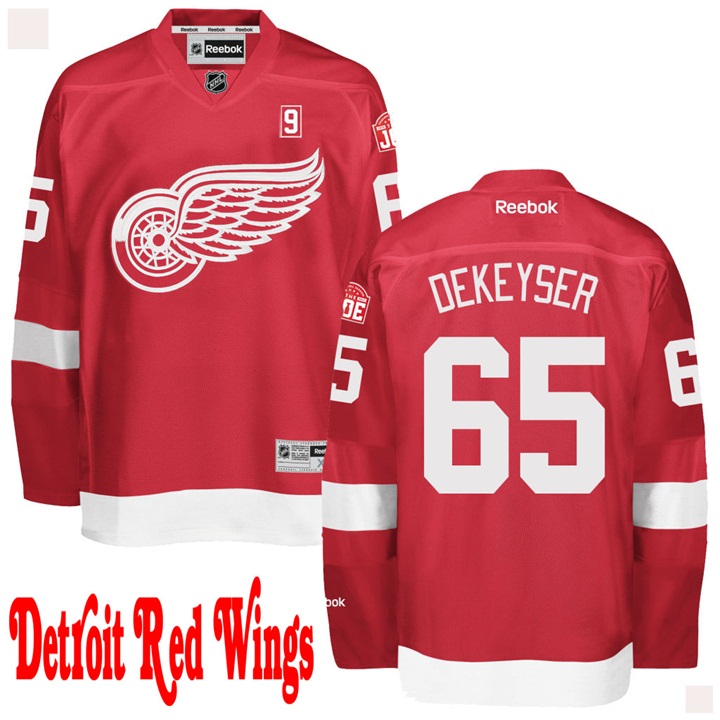 Red Wings Danny Dekeyser Red Premier Jersey