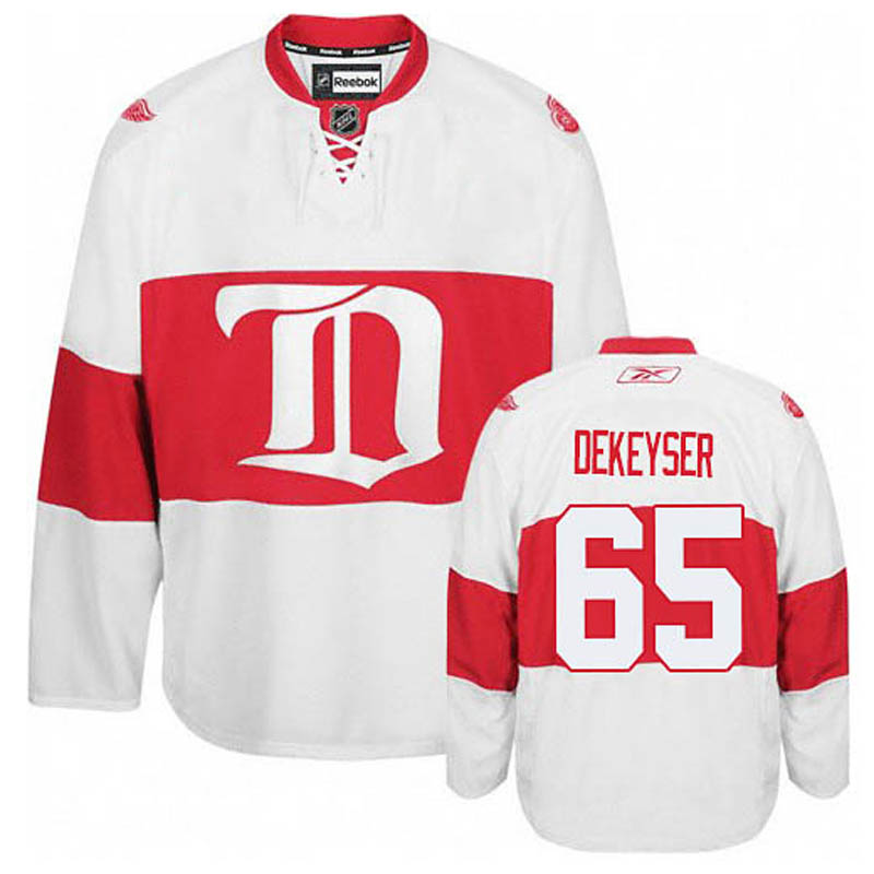 Danny DeKeyser Detroit Red Wings #65 Third Ice Hockey Jersey