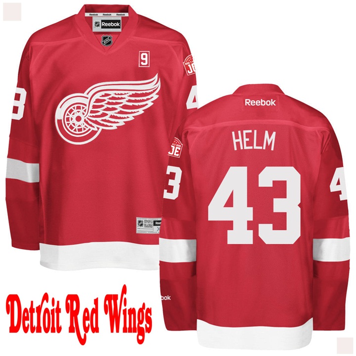 Red Wings Darren Helm Red Premier Jersey