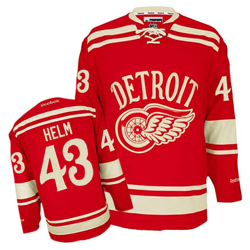 Darren Helm Detroit Red Wings #43 2014 Winter Classic Ice Hockey Jersey